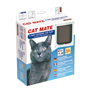 Cat Mate 4 way locking cat flap 235W kattelem