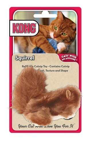 Kong Catnip Toy Squirrel