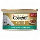 Gourmet Gold Lækre Bidder i sovs med laks og kylling vådfoder til katte (85 g)