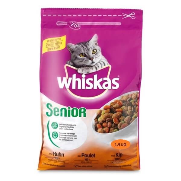 Whiskas Senior 7+ med kylling kattefoder