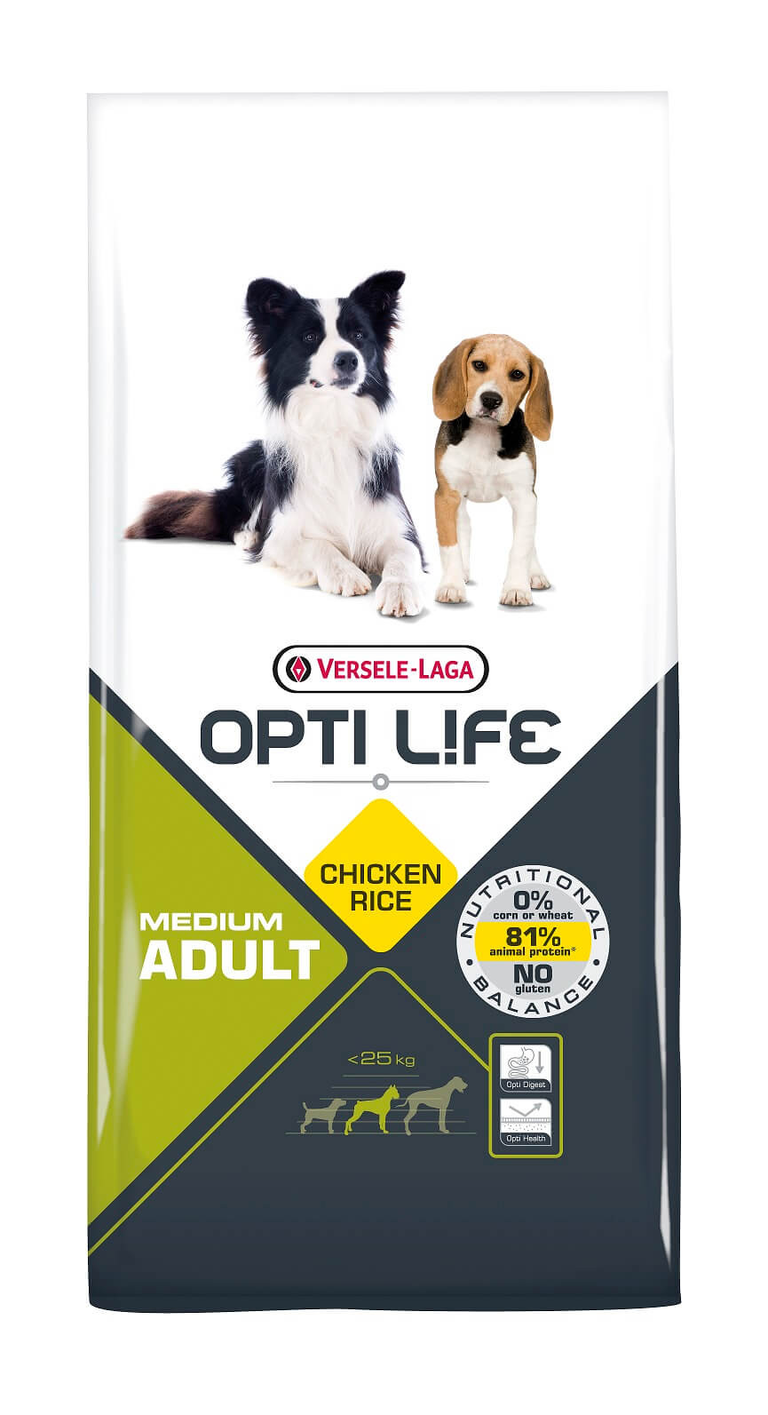 Opti Life Adult Medium hundefoder