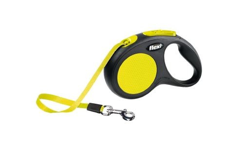 Flexi New Neon S M L Tape rulleline 5 meter