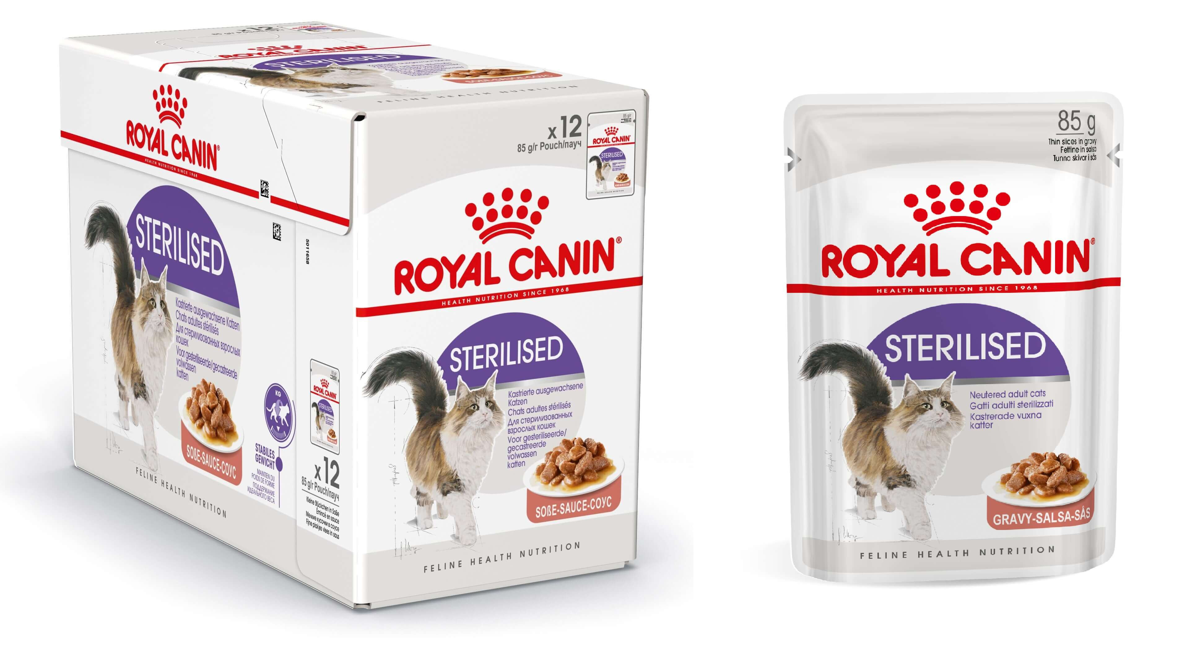 Royal Canin Sterilised vådfoder i sovs til katte (85 g)