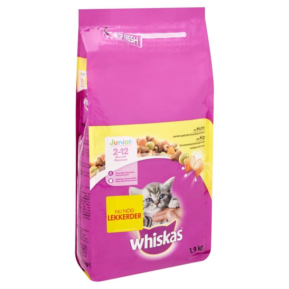 Whiskas Junior med kylling kattefoder