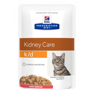 Hill's Prescription K/D Kidney Care m/laks kattefoder 85g