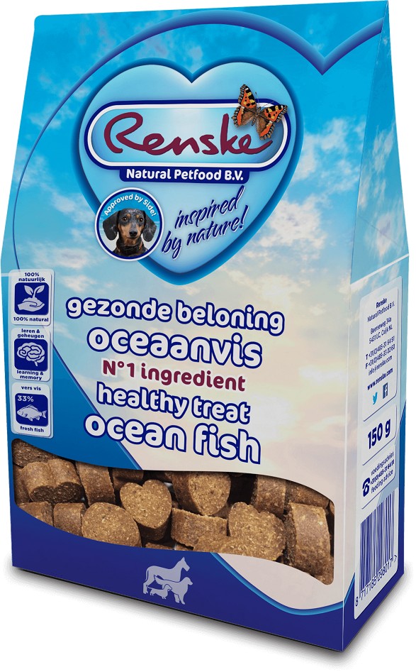 Renske Healthy Treat havfisk belønningsgodbidder til hunde