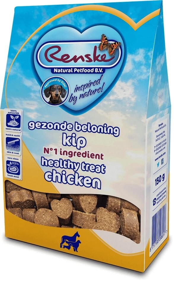 Renske Healthy Treat kylling belønne hundesnack