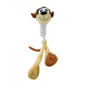 Plush Big Feet Naturel hundelegetøj