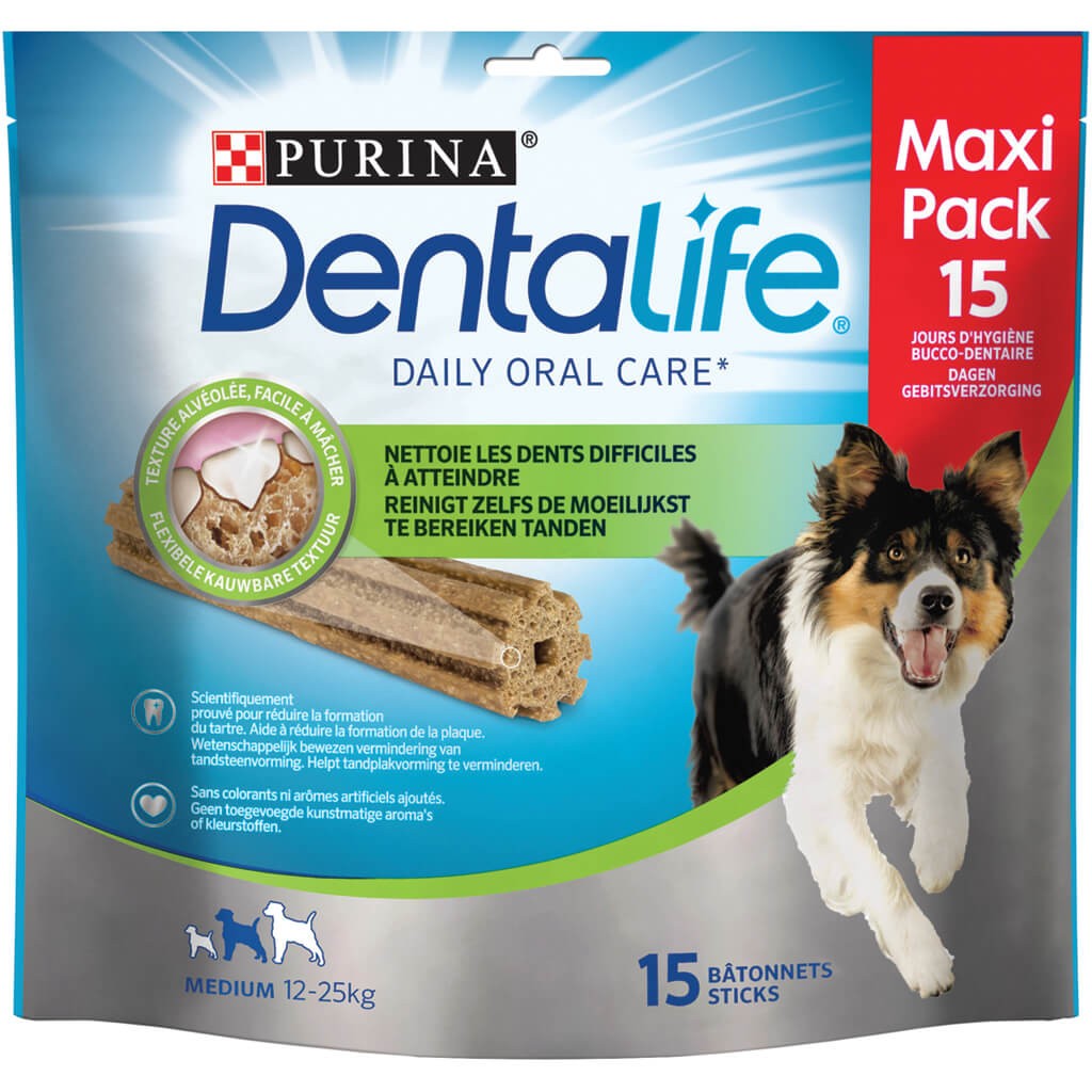 Purina DentaLife Daily Oral Care Medium til hunde (maxi pack)