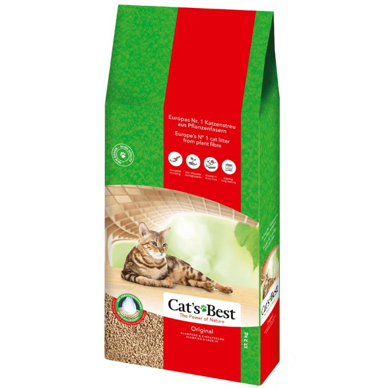 Cats Best Øko Plus kattegrus (17,2 kg)