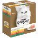 Gourmet Gold Mousse med kylling, laks, nyrer, kanin vådfoder til katte (8-pack)