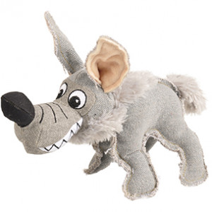 Canvas Hyena met Piep Hondenspeelgoed
