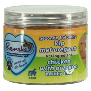 Renske Gezonde beloning Hartjes Kip met Oregano voor de kat