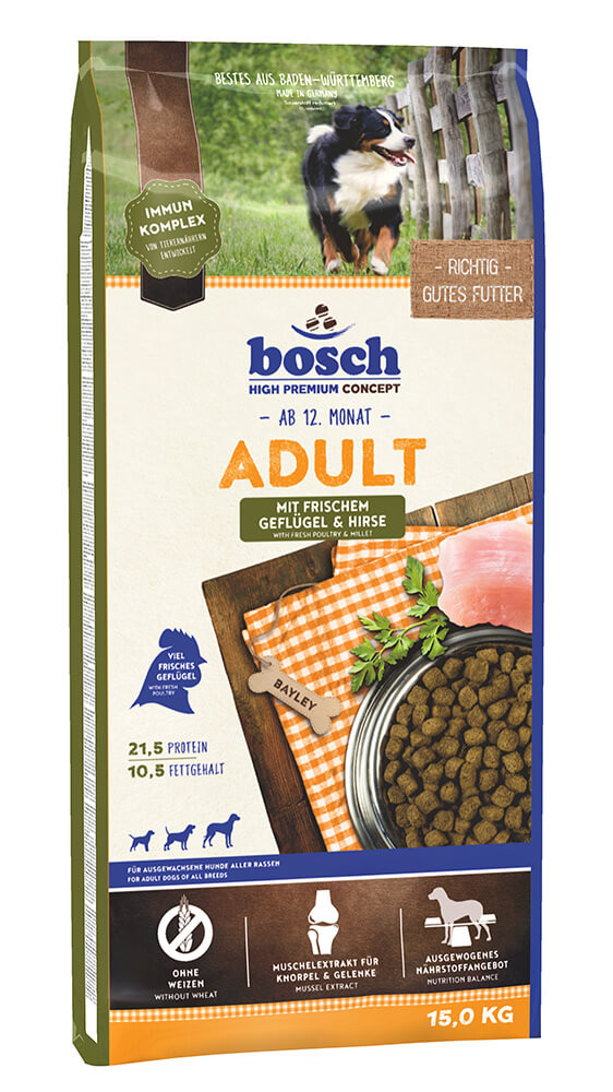 Bosch Adult Gevogelte & Gierst hondenvoer