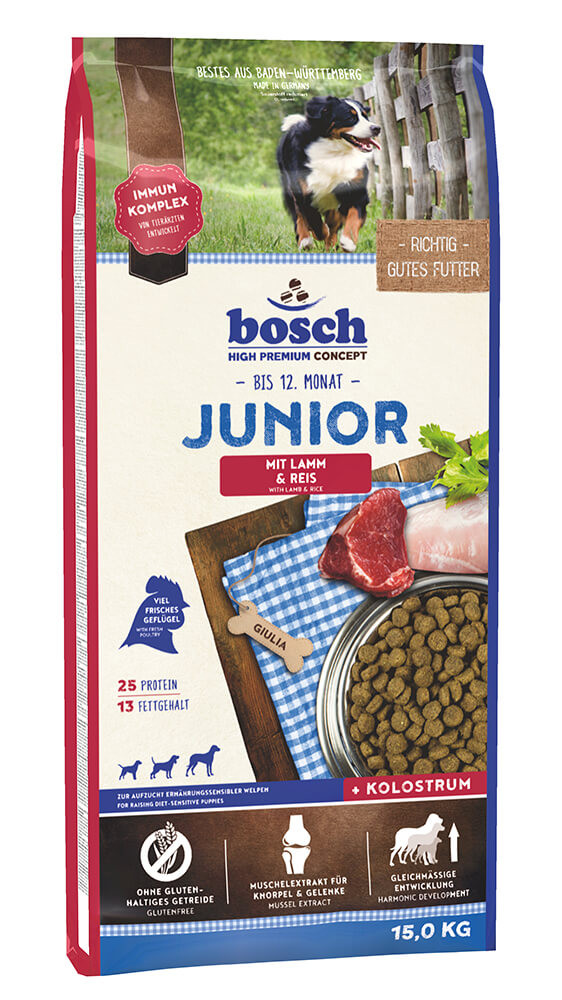 Bosch Junior Lam & Rijst hondenvoer