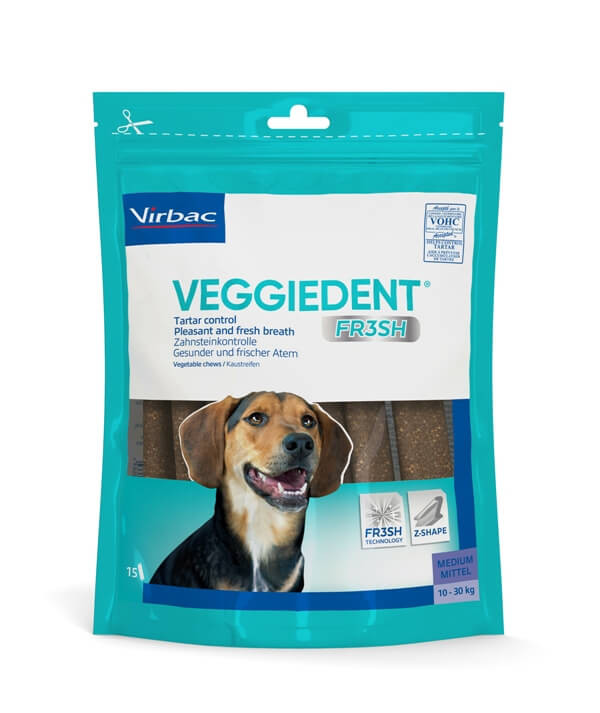 Virbac VeggieDent Medium hondensnack 10–30 kg