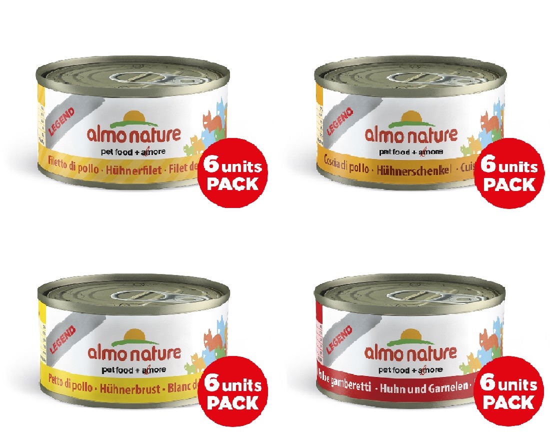 Almo Nature HFC Natural Combipack A Kip 24x70 gr