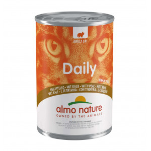 Almo Nature Daily med kalvekød vådfoder til katte 400 gr