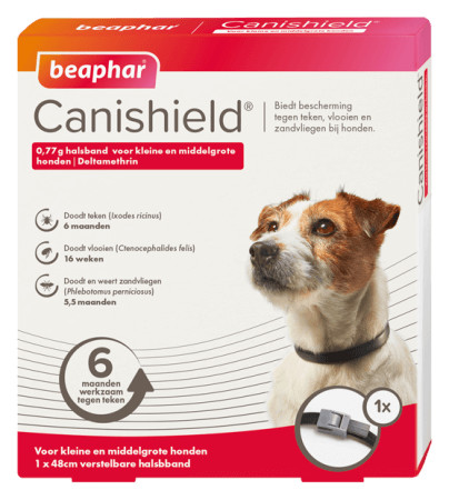 Beaphar Canishield Halsband Hond klein/middelgroot