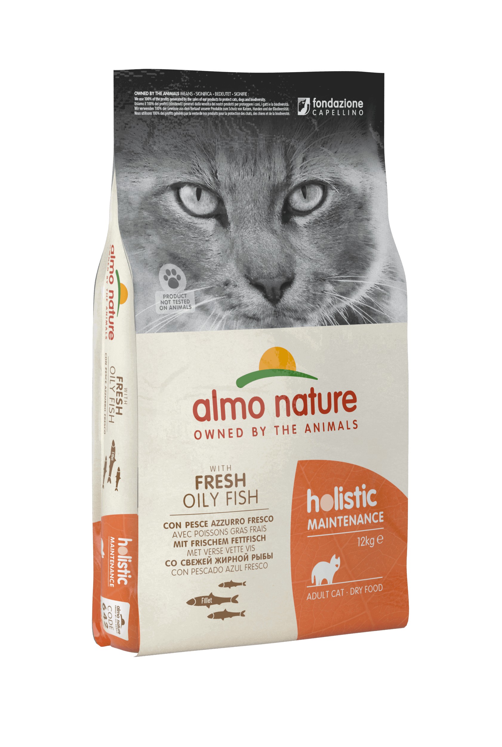 Almo Nature Holistic Maintenance Adult med fed fisk kattefoder