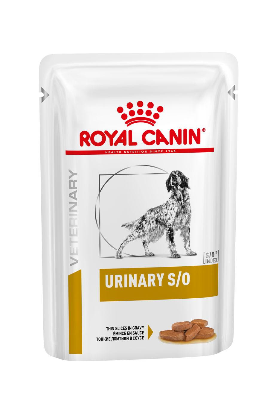 Sada job Græsse Royal Canin Veterinary Urinary S/O våd hundefoder 100 gram