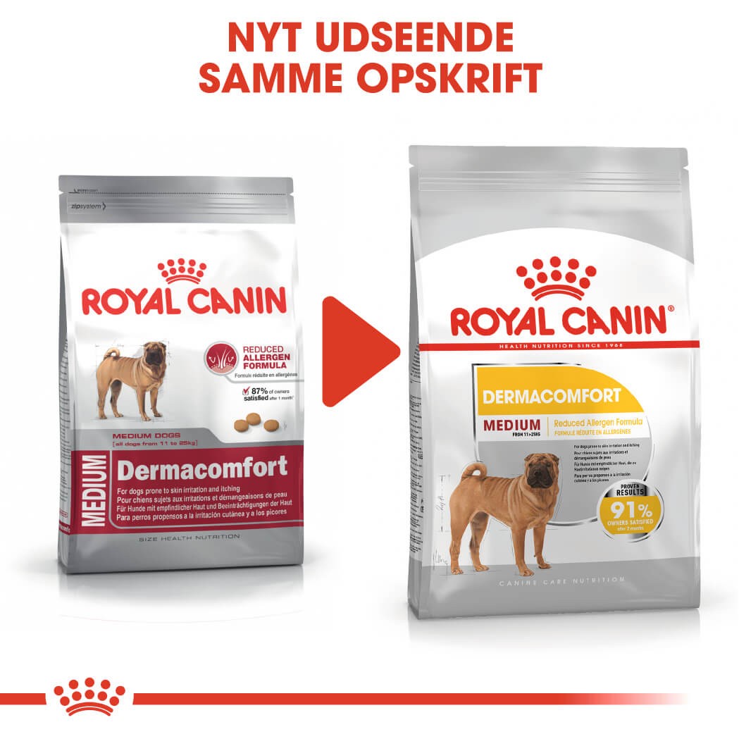 Royal Canin Medium Dermacomfort hundefoder