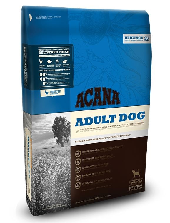 Acana Heritage Adult Dog hundefoder
