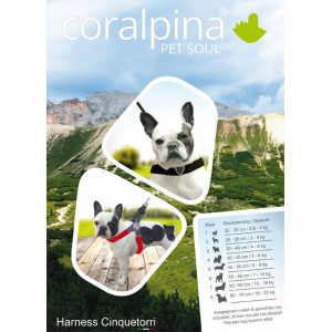 Coralpina Cortina hondentuig rood