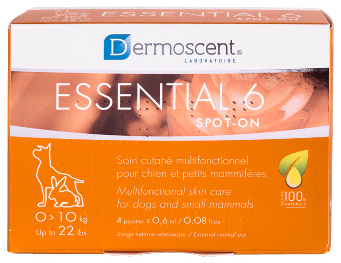 Dermoscent Essential 6 Spot-On hond van 0 tot 10 kg