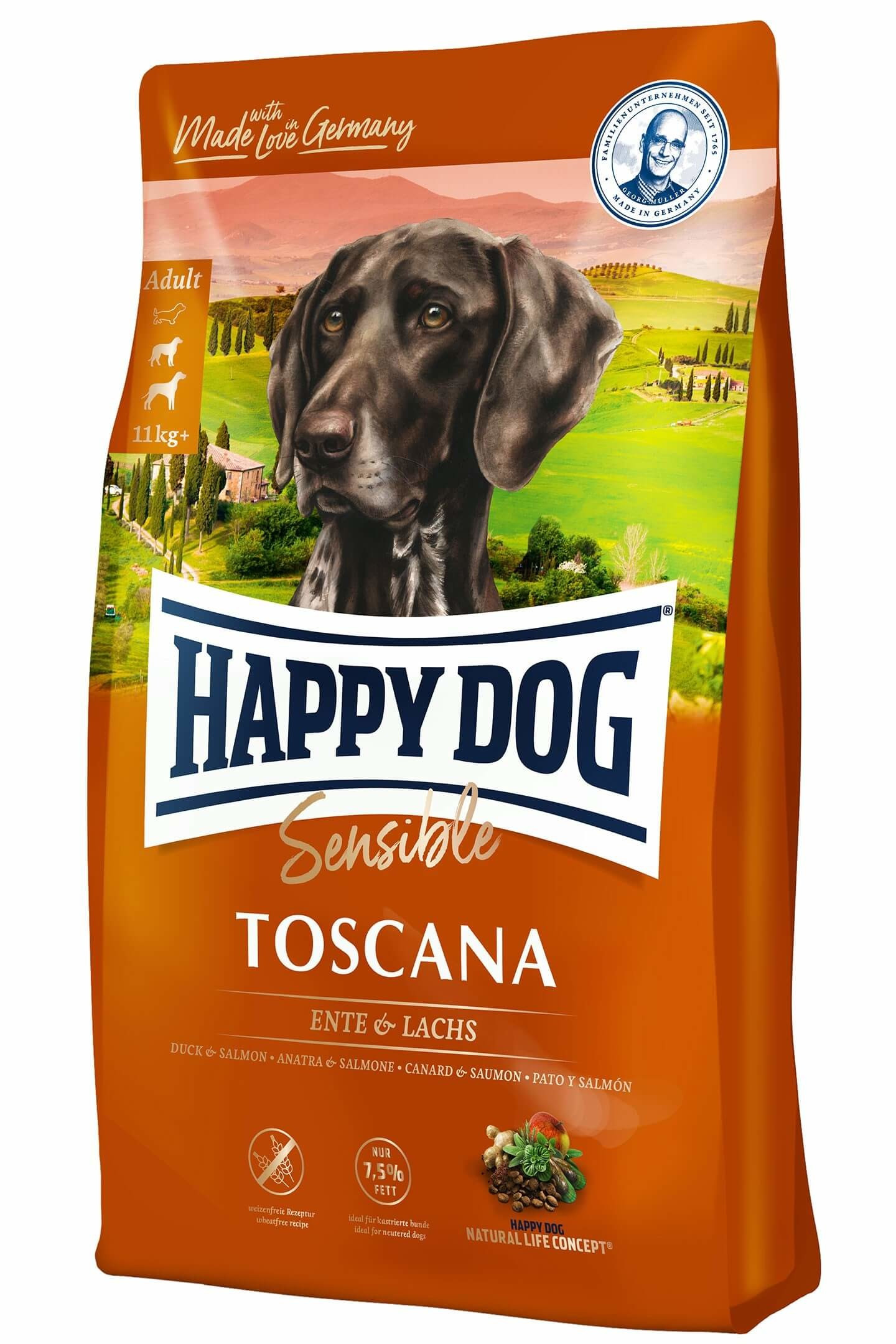 mekanisme moronic Indflydelse Happy Dog Supreme Sensible Toscana hundefoder | Billigt foder | Brekz