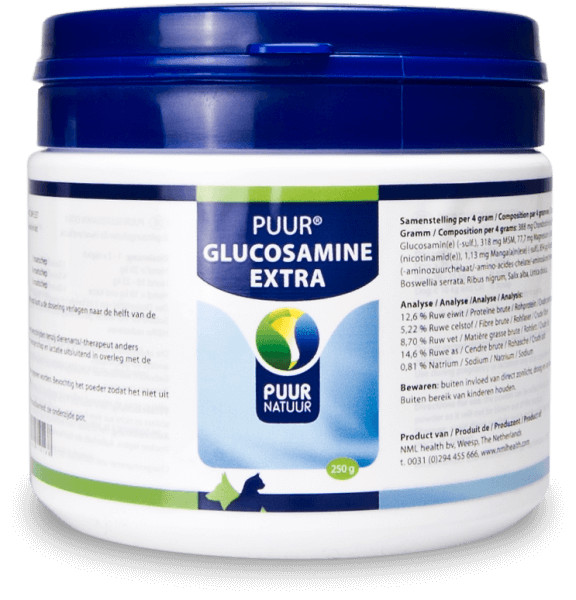 Puur Glucosamine Extra voor hond en kat