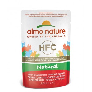 Almo Nature HFC Natural Kylling med Rejer kattefoder
