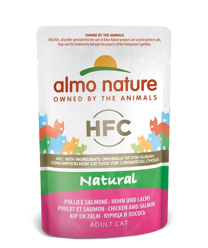 Almo Nature HFC Natural Kylling & Laks (55 g)