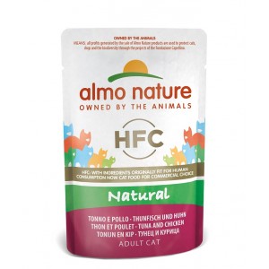 Almo Nature HFC Natural tunfisk & kylling til katte (55 g)