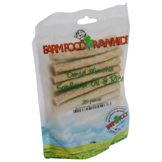 Farmfood Rawhide Dental Munchie natural 35 stykker Billigt