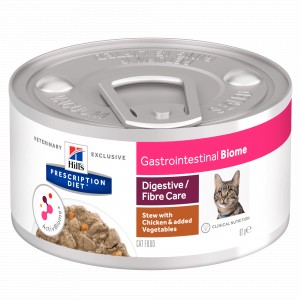 Hill's Gastrointestinal Biome Stoofpotje Kip & Groenten 82g blik kattenvoer