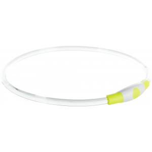 Flash lichthalsband 65 cm groen voor de hond