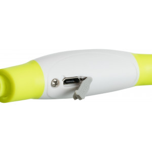 Flash lichthalsband 65 cm groen voor de hond