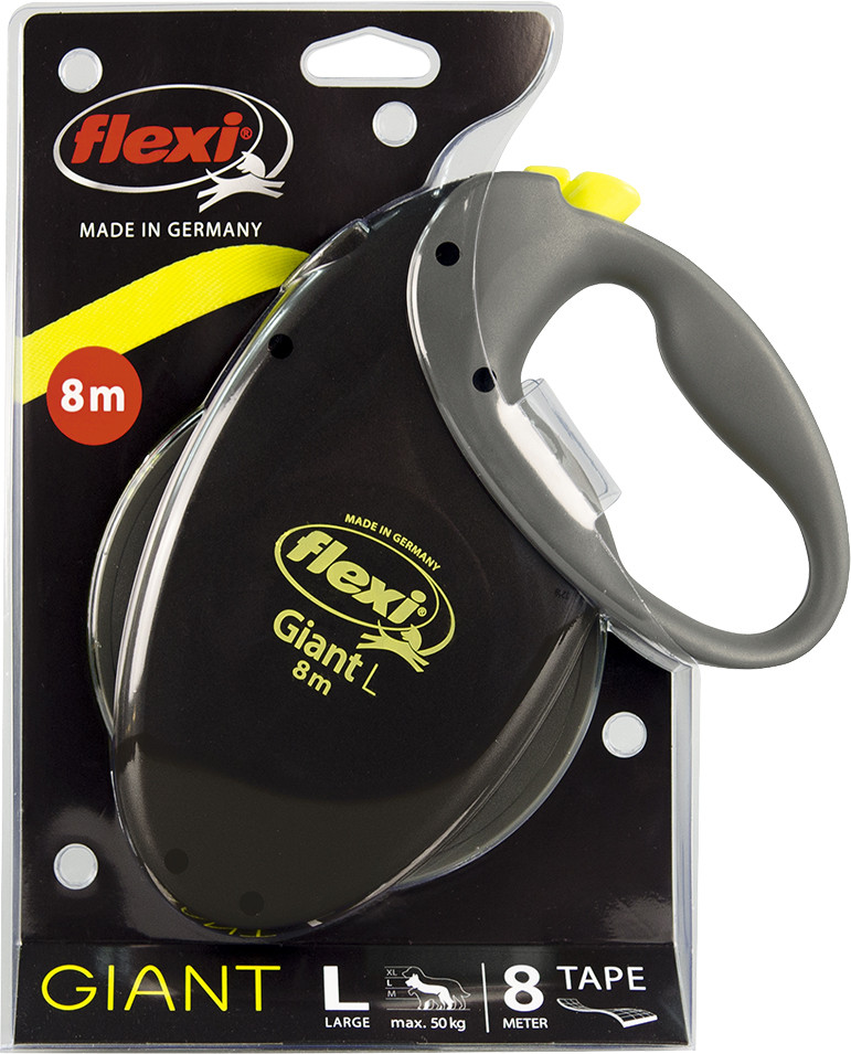 Flexi Giant Neon L Tape rulleline 8 meter