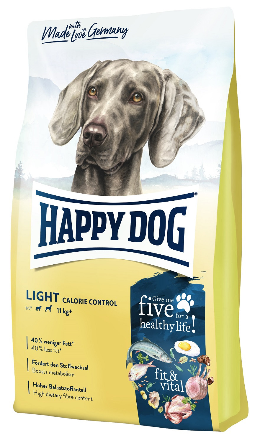 sagsøger Hest Patronise Happy Dog Supreme Fit & Vital Light Calorie Control Hundefoder