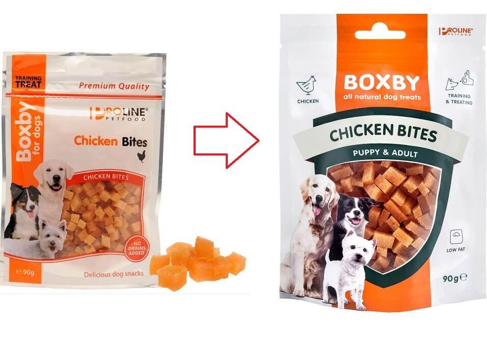 Boxby Chicken Bites til hunde