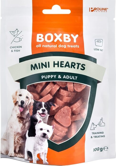Boxby Mini Hearts hundesnacks