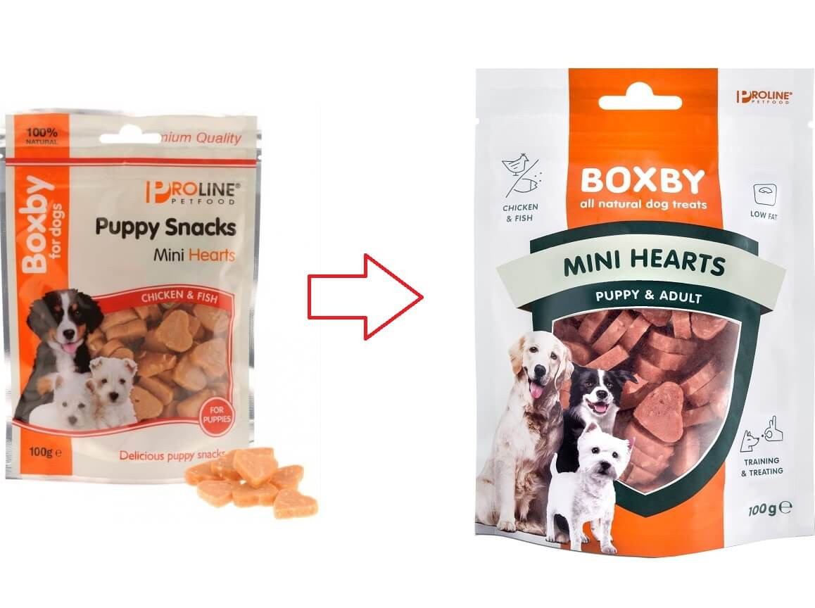 Boxby Mini Hearts hundesnacks