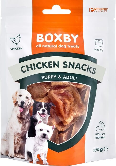 Boxby Chicken Snacks til hund