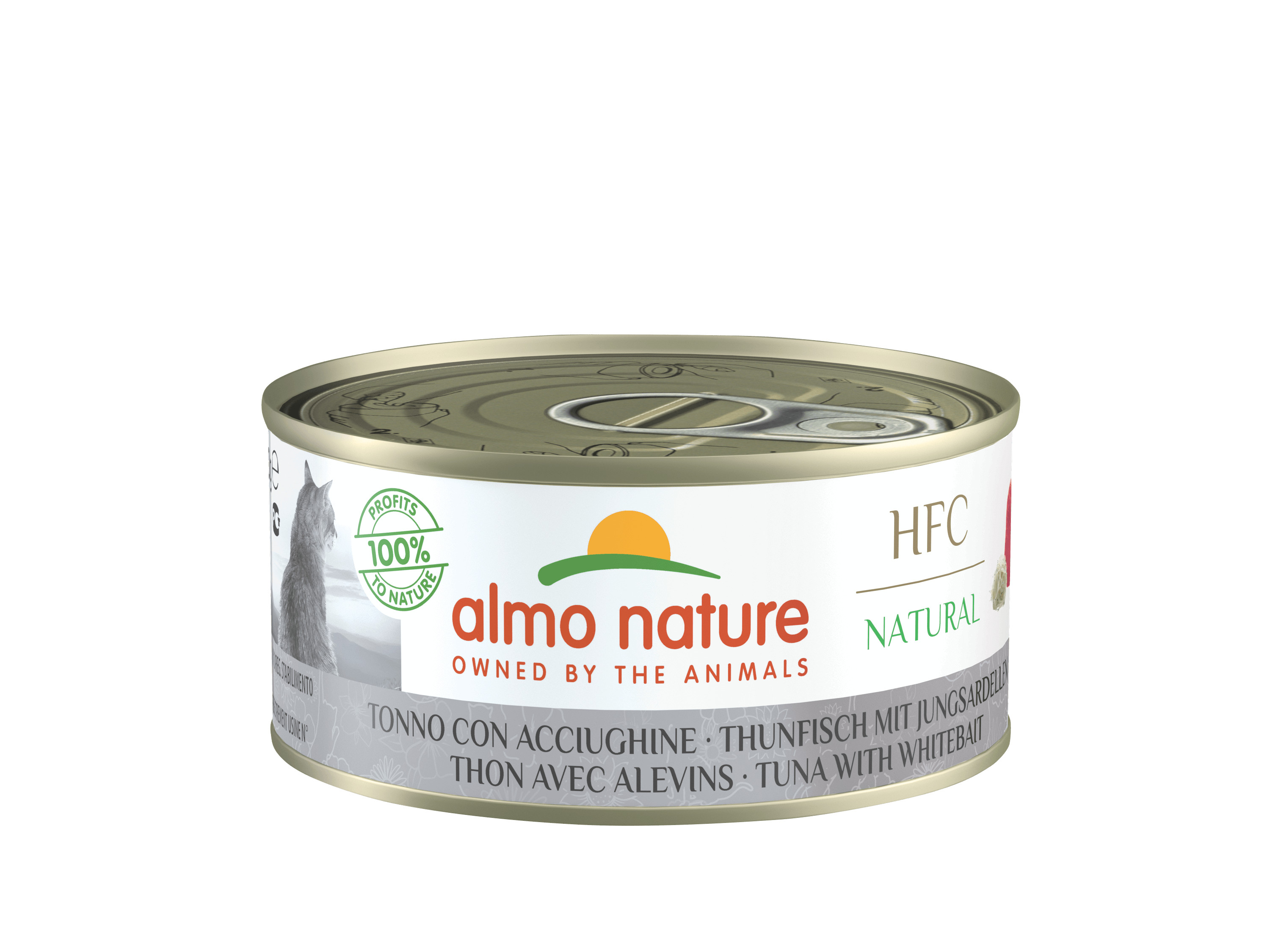 Almo Nature HFC Natural med tun og ansjoser vådfoder til katte (150 g)