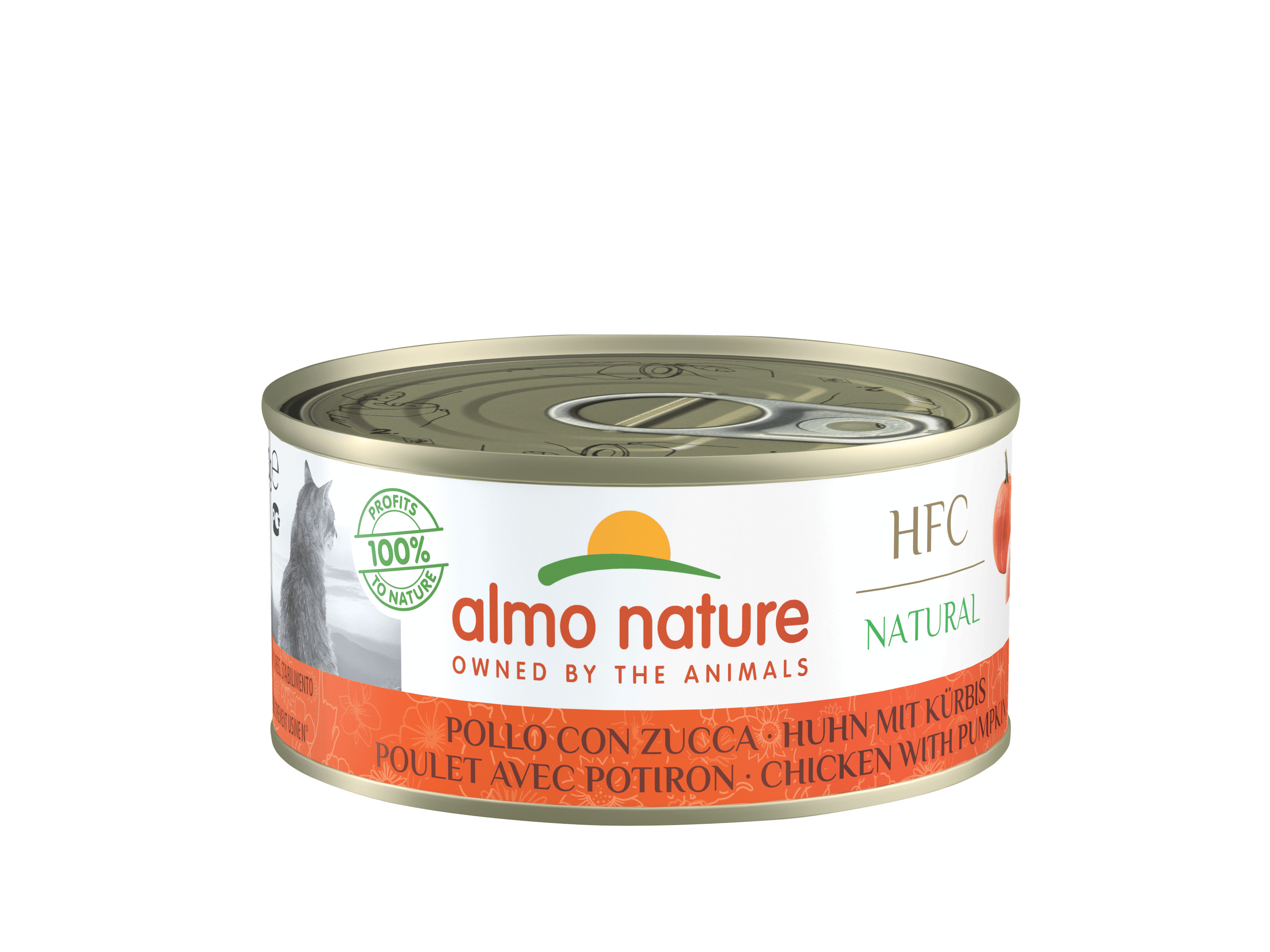 Almo Nature HFC Natural kylling med græskar vådfoder til katte (150 g)