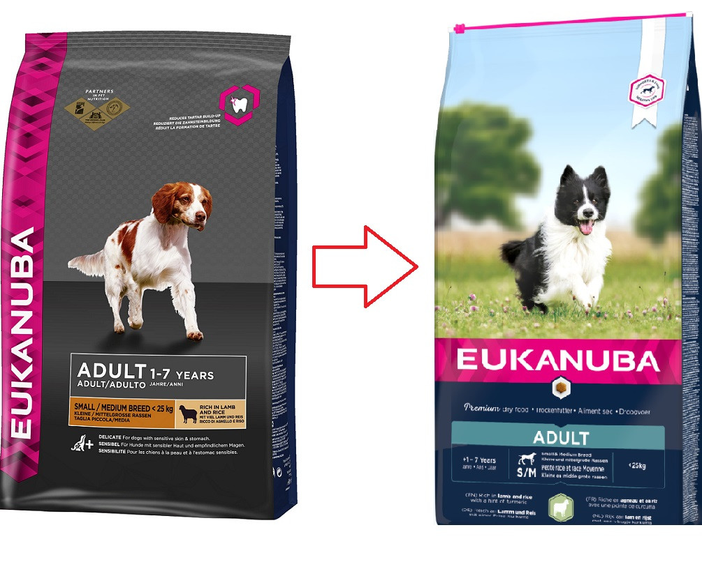 Eukanuba Adult Small & Medium Lam & Ris hundefoder