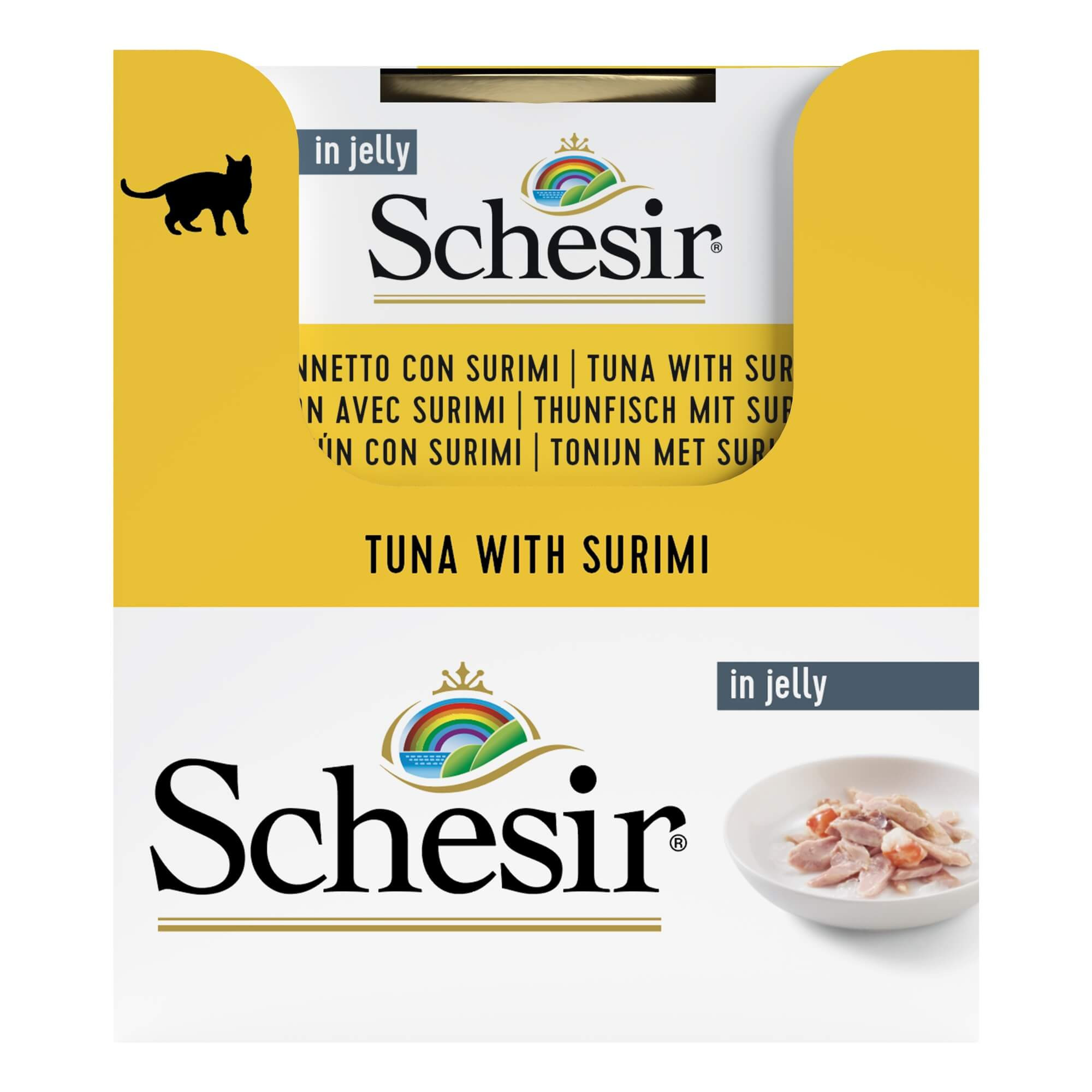 Schesir tunfisk med surimi vådfoder til katte