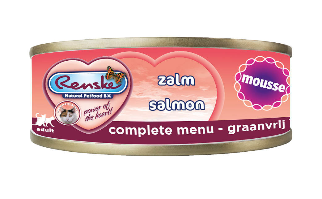 Renske mousse med laks vådfoder til katte (70 g)