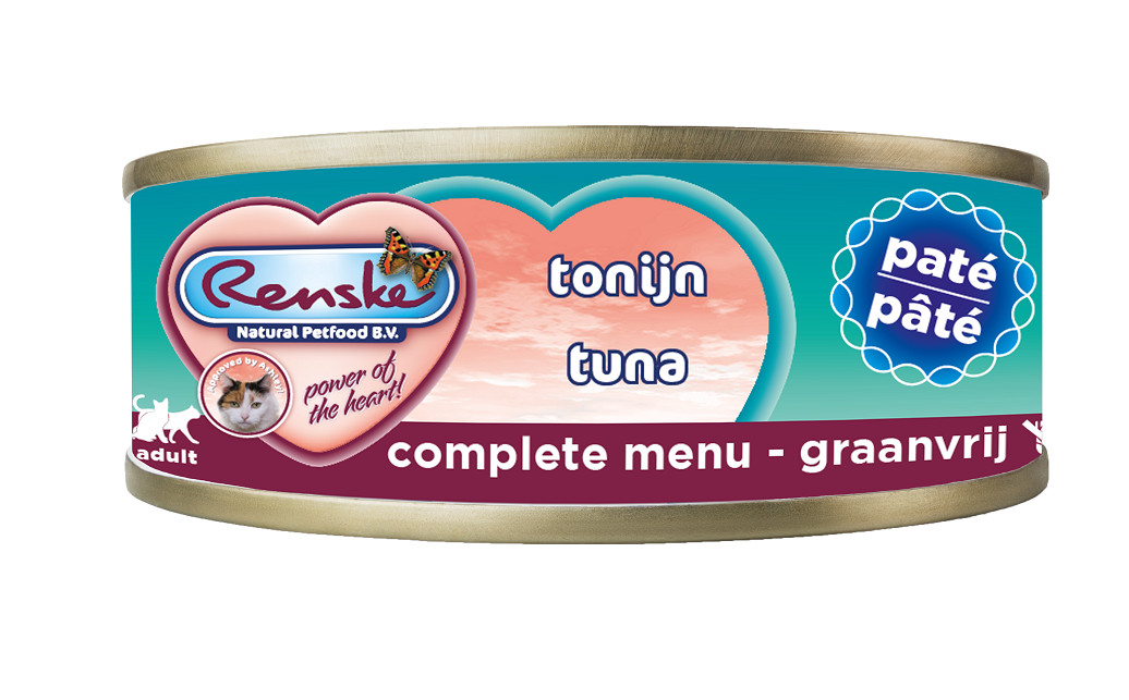 Renske paté m. tun våd kattefoder (70 gr)